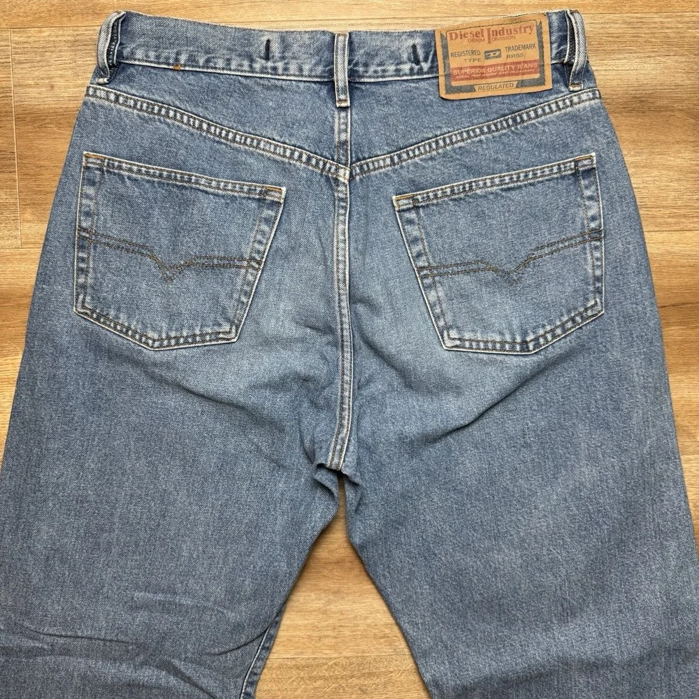Diesel Kulter Jeans Mens 30x30 Blue Straight Leg Made in Italy Denim (Tag33)